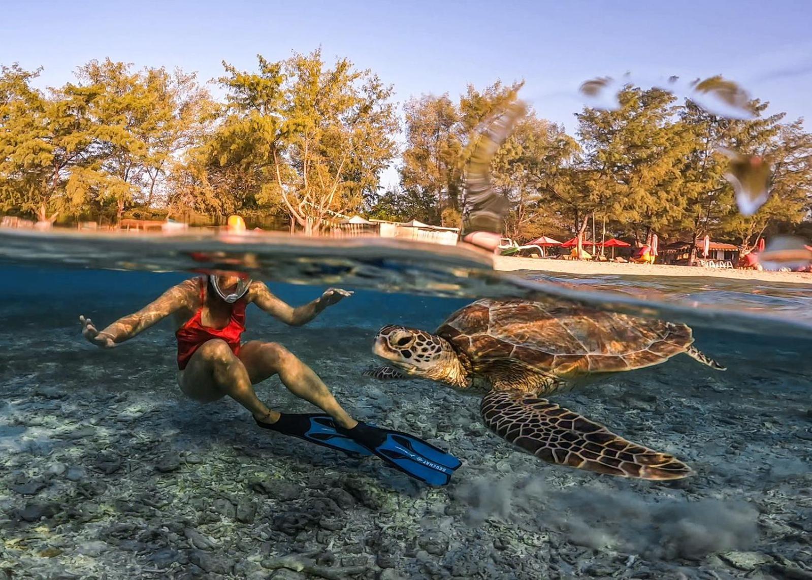 Gili Splendia Beach Gili Trawangan Exterior foto